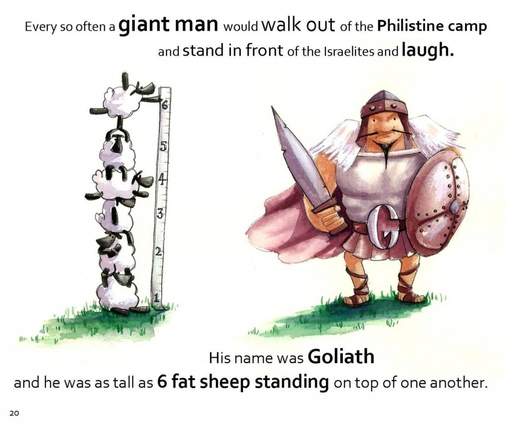 Goliath and the sheep